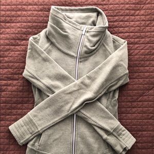 Lululemon Long Funnel Neck Zip Sweatshirt - size 4